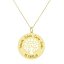 Collar de oro 18k personalizado Árbol de la FAMILIA